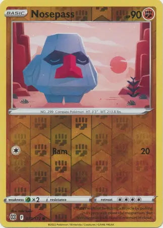 Brilliant Stars Nosepass #73/172 reverse holo